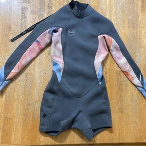 O’Neill Bahia Womens Springsuit 2mm Backzip Size 4